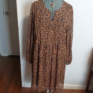 Animal Print Dress